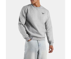 Reebok - ID Small Logo Fleece Crewneck Sweatshirt, Man, Light Grey Marl, Size: M