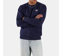 Reebok - ID Small Logo Fleece Crewneck Sweatshirt, Vector Navy, Size: M