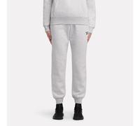 Reebok - ID Small Logo Fleece Cuffed Pants, Silver Marl, Size: 2XS