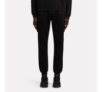 Reebok - ID Small Logo Fleece Jogger Pants, Black, Size: M