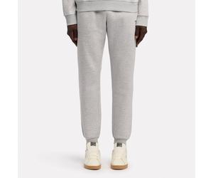 Reebok - ID Small Logo Fleece Jogger Pants, Light Grey Marl, Size: 2XL