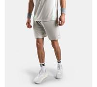 Reebok - ID Train Blocked Knit Shorts, Grey 1/Inverted Aqua, Size: XS