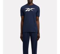 Reebok - ID Train Logo Stretch Tech Men's T-Shirt, Vector Navy, Size: 2XL