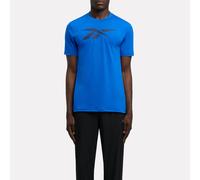 Reebok - ID Train Logo Stretch Tech T-Shirt, Optimum Blue, Size: XS