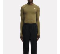 Reebok - ID Train Long Sleeve Muscle Men's T-Shirt, Army Green, Size: 2XL