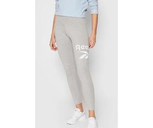 REEBOK Identitiy Logo Ladies Grey Leggings Womens 7/8 Length Size UK 8-10 NEW
