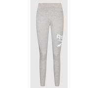 REEBOK Identitiy Logo Womens Grey Leggings Ladies 7/8 Length Size UK 8-10 NEW