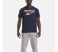 Men's Cotton T-shirt With Logo - Navy Blue