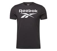 Reebok Identity Big Logo Training Workout Elements Graphic T-Shirt Black