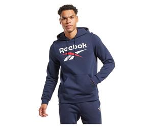 Reebok Identity Fleece Stacked Logo Pullover Sweatshirt
