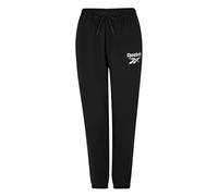 Reebok Identity Logo Fleece Joggers Womens Tracksuit Bottom - Black 4