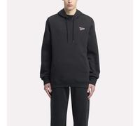 Reebok - Identity Small Logo Hoodie, Man, Black/White/Vector Red, Size: S