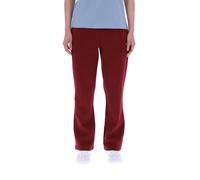 Reebok - Identity Small Logo Pintuck Open Hem Fleece Pants, Classic Burgundy, Size: L
