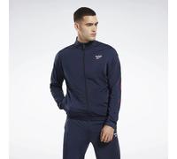 Reebok - Identity Vector Knit Track Jacket, Vector Navy / Vector Red, Size: S
