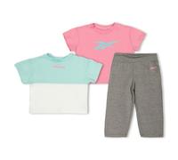 Reebok Kids Black Leggings 3Pc Baby Aruba Blue 18-24 Months