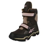 Reebok Ladies Reebok Strap Snow Boots Canyon Aro - Earth/Khaki/Tutu Pink - UK 4