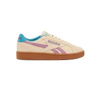 Reebok - Leather shoes - Club C Grounds UK Aged Beige / Berry Chill / Gum for Women in Leather - Size 38 - Pink Pink 38