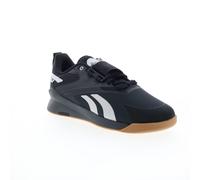 Reebok Lifter PR III Mens Black Leather Lace Up Athletic WeightliftingShoes
