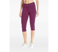 Reebok logo cropped leggings - Purple XS