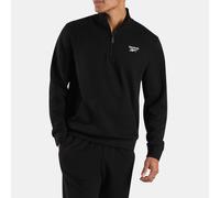 Reebok - Logo Placement Quarter Zip, Black, Size: 2XS