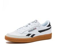 Reebok Club C Revenge Vintage Sneakers for Men - Casual Tennis Mens Shoes Size 6 to 15, White/Black/Gum, 9.5 UK