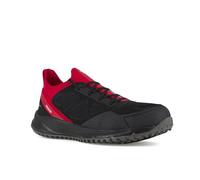 Reebok - Low Safety Sneakers Grey and Orange with Nylon Mesh Aluminium Toecap All Terrain S1P SRC, Black, 9.5 UK