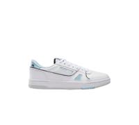 Reebok Unisex LT Court Tennis Shoes, White/SOFTBLUE/Black, 10.5 UK