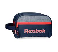 Reebok - Lucia Adaptable Dual-Compartment Toiletry Bag, Blue, 26 x 16 x 12 cm, Polyester