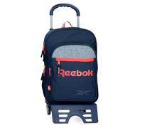 Reebok Lucia School Backpack with Trolley, Blue, 30 x 40 x 12 cm, 14.4 L, Polyester by Joumma Bags