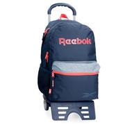 Reebok Lucia School Backpack with Trolley, Blue, 31 x 44 x 15 cm, 20.46 L, Polyester by Joumma Bags