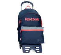 Reebok Lucia School Backpack with Trolley, Blue, 31 x 44 x 17.5 cm, 23.87 L, Polyester by Joumma Bags