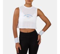 Reebok - Lux Cropped Graphic Tank, Woman, White, Size: XS