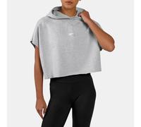 Reebok - Lux Graphic Sleeveless Hoodie, Grey Marl, Size: 2XS