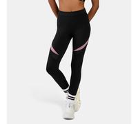 Reebok - Lux High-Rise Colorblock Leggings, Black/Berry Chill, Size: S