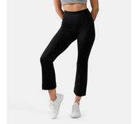 Reebok - Lux High-Rise Mini-Flare Women's Pants, Black, Size: L