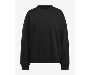 Reebok Lux Oversize Crew Sweatshirt Black Women - M