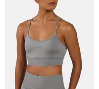 Reebok - Lux Peached Strappy Sports Bra, Grey 3, Size: 2XS