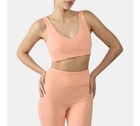 Reebok Lux Peached V-Neck Bra Pink