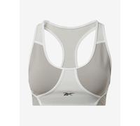 Reebok Lux Racer Colorblocked Padded Bra Grey White - XXS