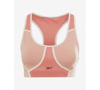 Reebok Lux Racer Colorblocked Padded Bra Pink White - XXS