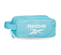 Reebok Madison Triple Pencil Case Blue 22x10x9 cm Polyester by Joumma Bags