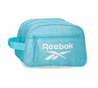 Reebok Madison Two-Compartment Adaptable Toiletry Bag Blue 26x16x12 cm Polyester by Joumma Bags