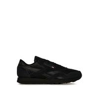 Reebok Men's Classic Nylon Sneaker, Cblack Cblack Purgry, 3 UK