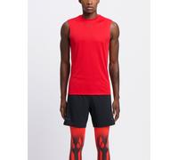 Reebok male ID Train Crew Neck Training Tank Top - M - Red, Red