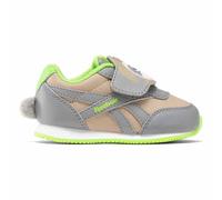 Reebok Classics Infant Reebok Royal Classic Jogger 2.0 KC Trainers Boulder Beige/Pure Grey/Lime Slime 5.5K