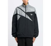 Reebok male Sportcode Funnel Neck Zip Up Track Jacket - Black Mix, Black Mix