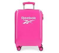 Reebok Maveryck Cabin Bag, Pink, 38 x 55 x 20 cm, Hard ABS, Side Combination Lock, 34 L, 2.86 kg, 4 Double Wheels, Hand Luggage