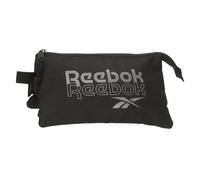 Reebok Melbourne Triple Black Pencil Case, 22 x 12 x 5 cm, Polyester, by Joumma Bags
