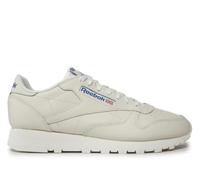 Reebok Men Classic Leather Sneaker, Chalk/Vector Blue/Vector Red, 3