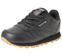 Reebok Men Classic Leather Sneaker, Core Black/Core Black/Reebok Rubber Gum-02, 4